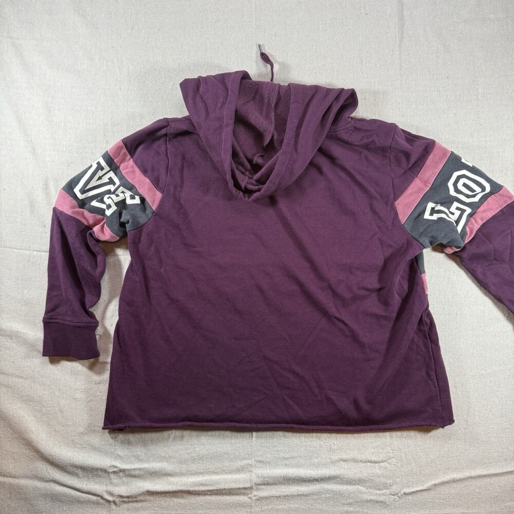 Inspired Hearts Purple And Pink Love Hoodie Women’s Size XL - Picture 6 of 6